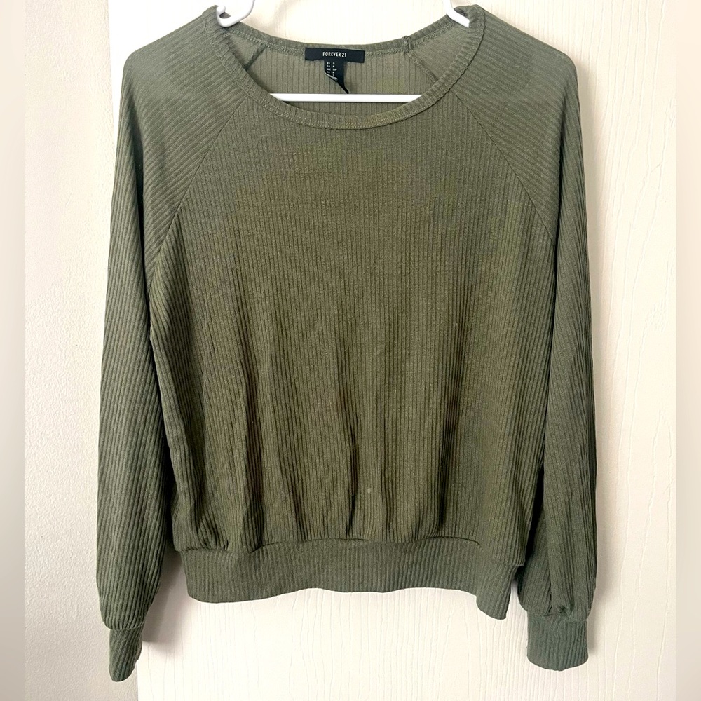 Forest green Forever 21 sweater